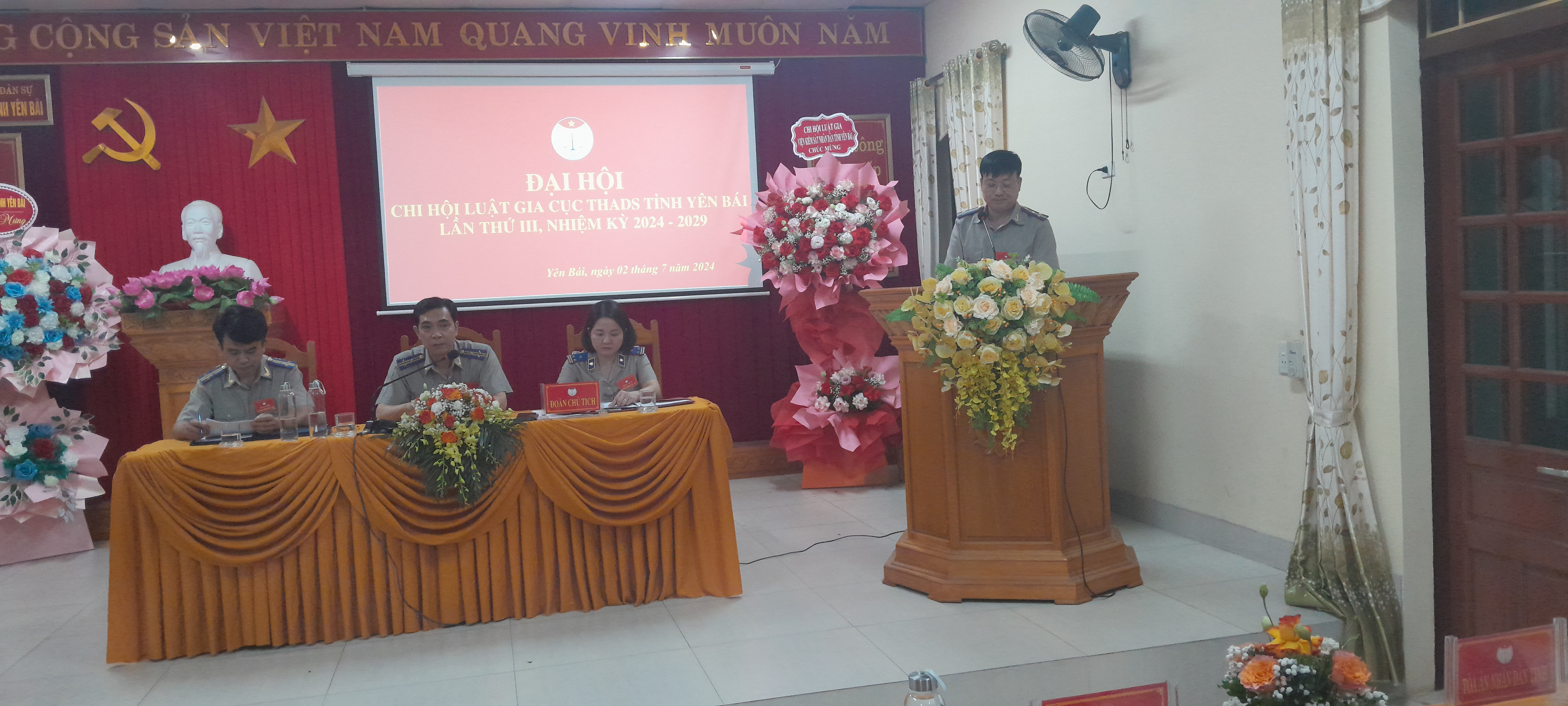 Chi hội Luật gia Cục THADS tỉnh Yên Bái tổ chức Đại hội khóa III, nhiệm kỳ 2024-2029.