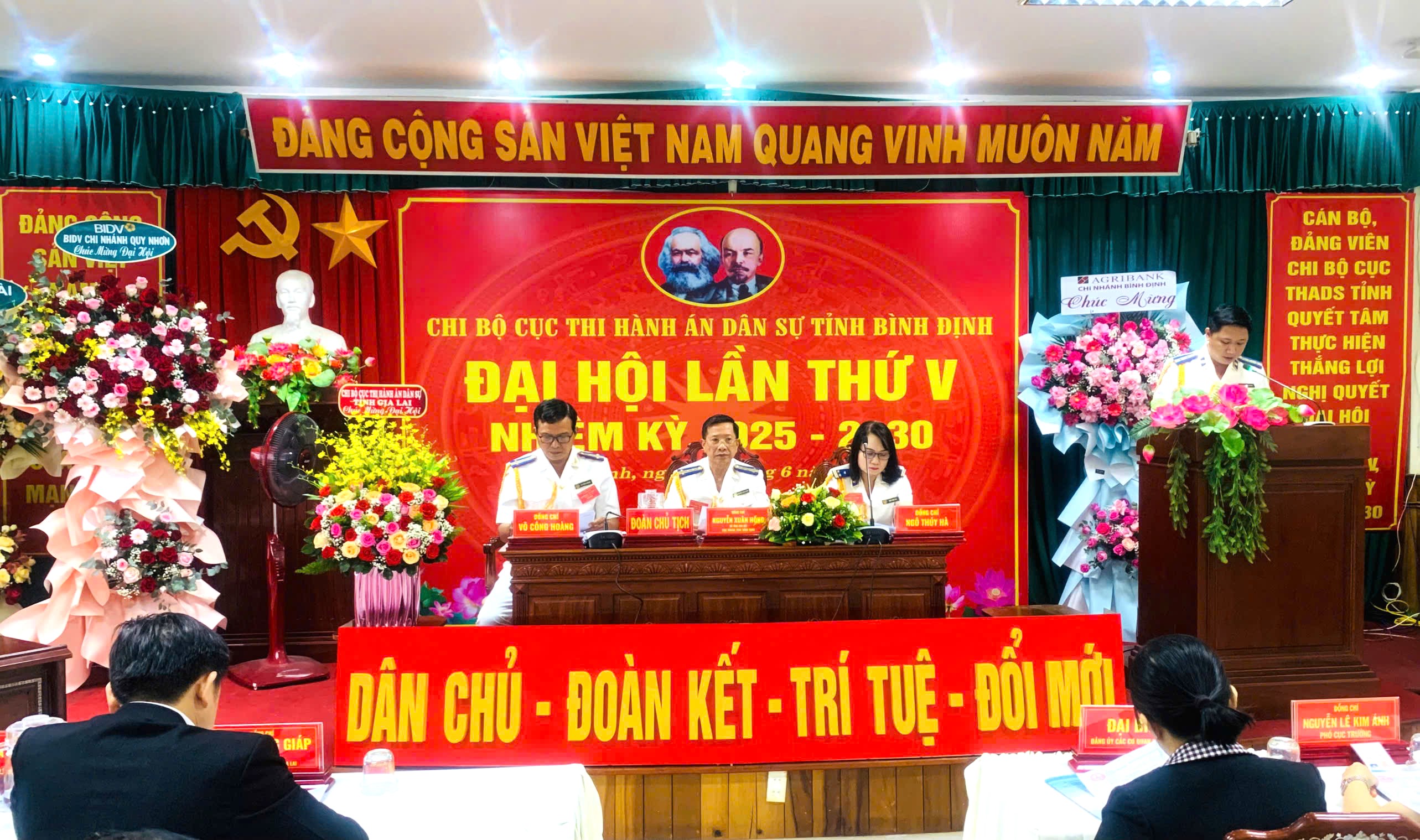 Bình Định: Chi bộ Cục THADS tỉnh Đại hội lần thứ V thành công tốt đẹp