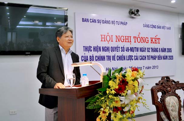 Hội nghị tổng kết thực hiện Nghị quyết số 49-NQ/TW (ảnh 18)