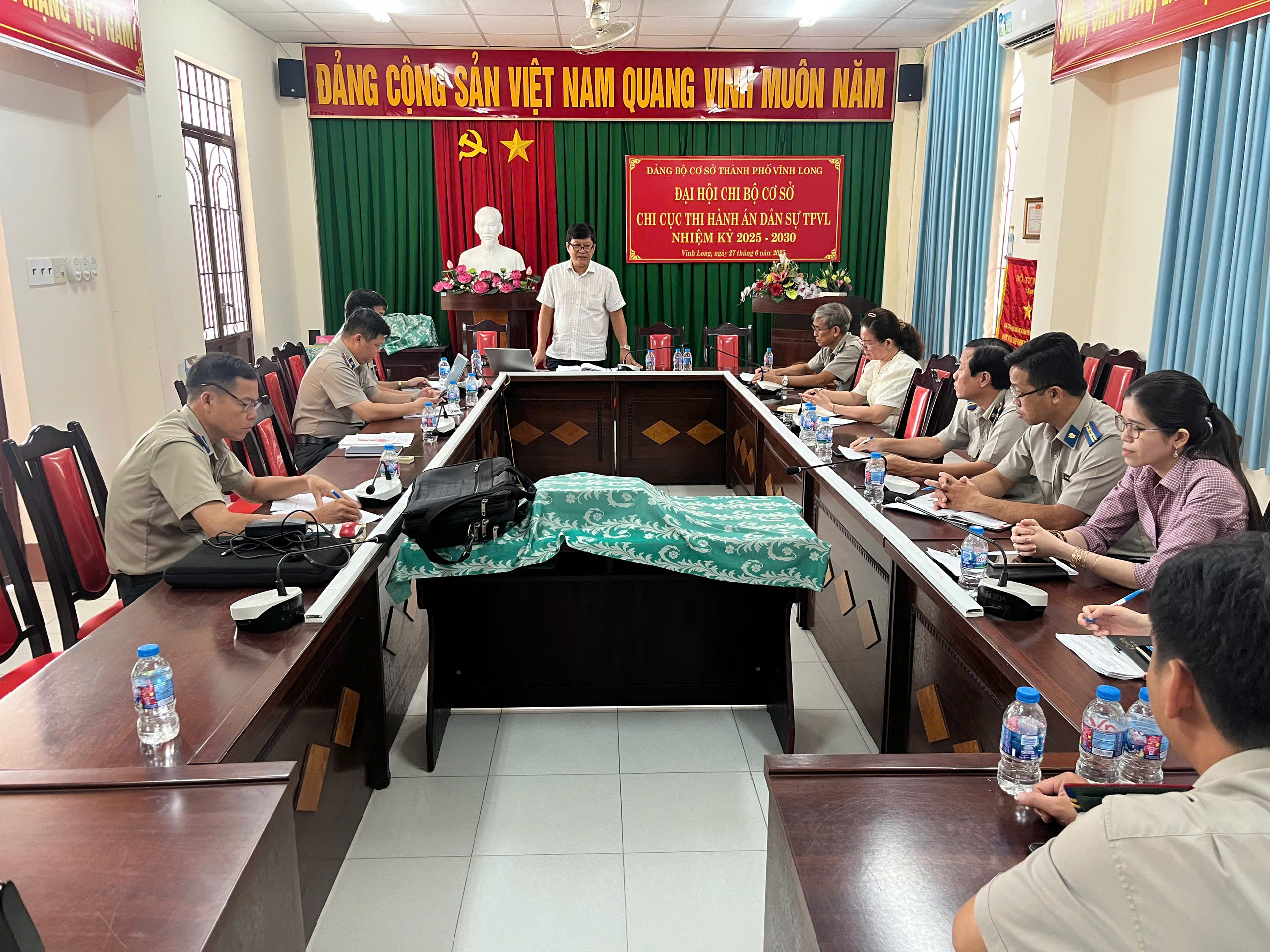 Thi hành án dân sự tỉnh Vĩnh Long triển khai kiểm tra, đôn đốc thực hiện chỉ tiêu, nhiệm vụ và vận hành phần mềm Tổ chức thi hành án dân sự