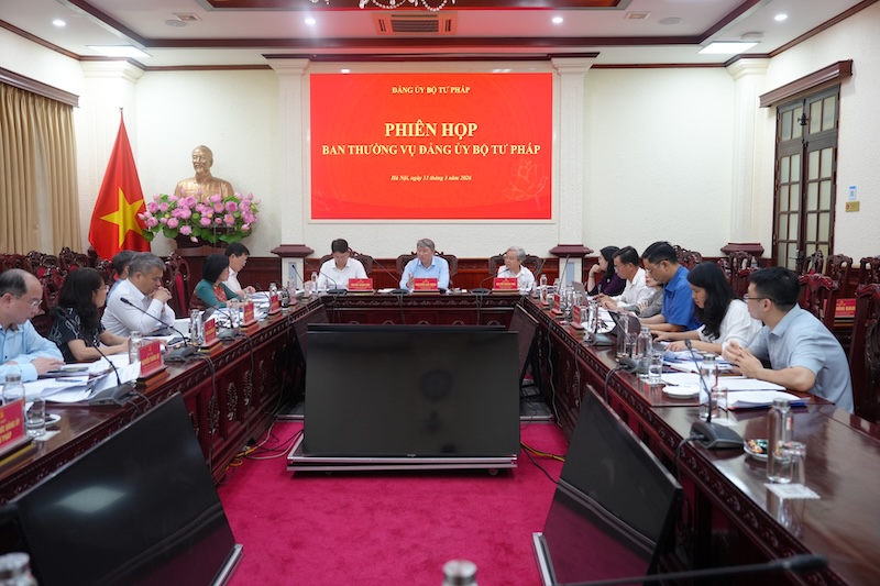 Triển khai một số văn bản của Đảng ủy Bộ Tư pháp và Bộ Tư pháp về công tác cán bộ