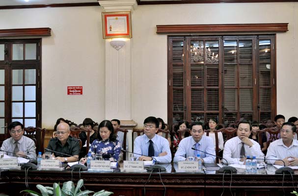 Chủ tịch nước Trương Tấn Sang làm việc với Ban Cán sự Đảng Bộ Tư pháp (5)