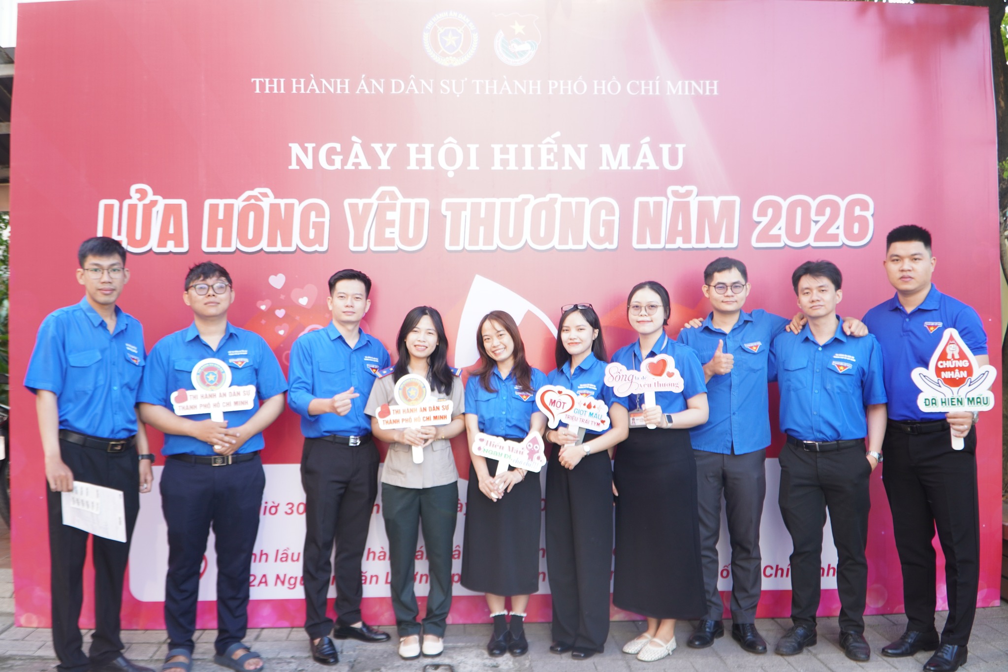 Hơn 150 cán bộ, công chức tham gia Ngày hội hiến máu “Lửa hồng yêu thương” năm 2026 tại Thi hành án dân sự TP HCM