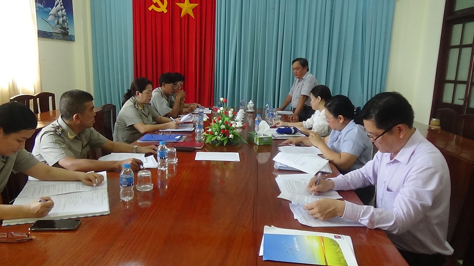 Ban Tuyên giáo Đảng ủy Khối Cơ quan - Doanh nghiệp tỉnh kiểm tra chuyên đề tại Chi bộ Cục Thi hành án dân sự