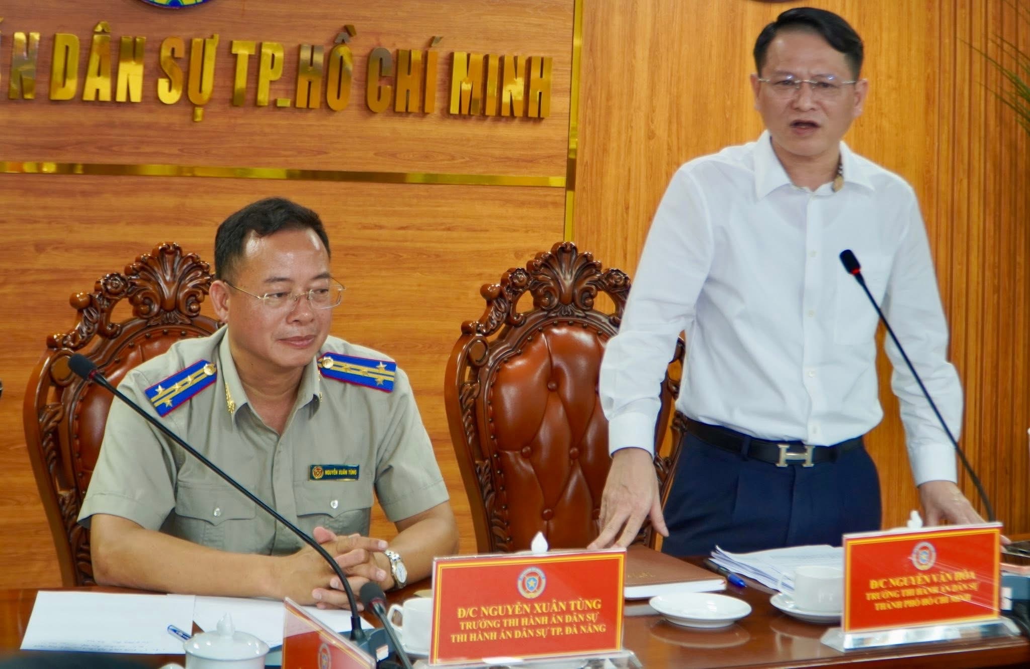Ảnh đại diện Thi hành án dân sự thành phố Đà Nẵng trao đổi kinh nghiệm công tác tại Thành phố Hồ Chí Minh