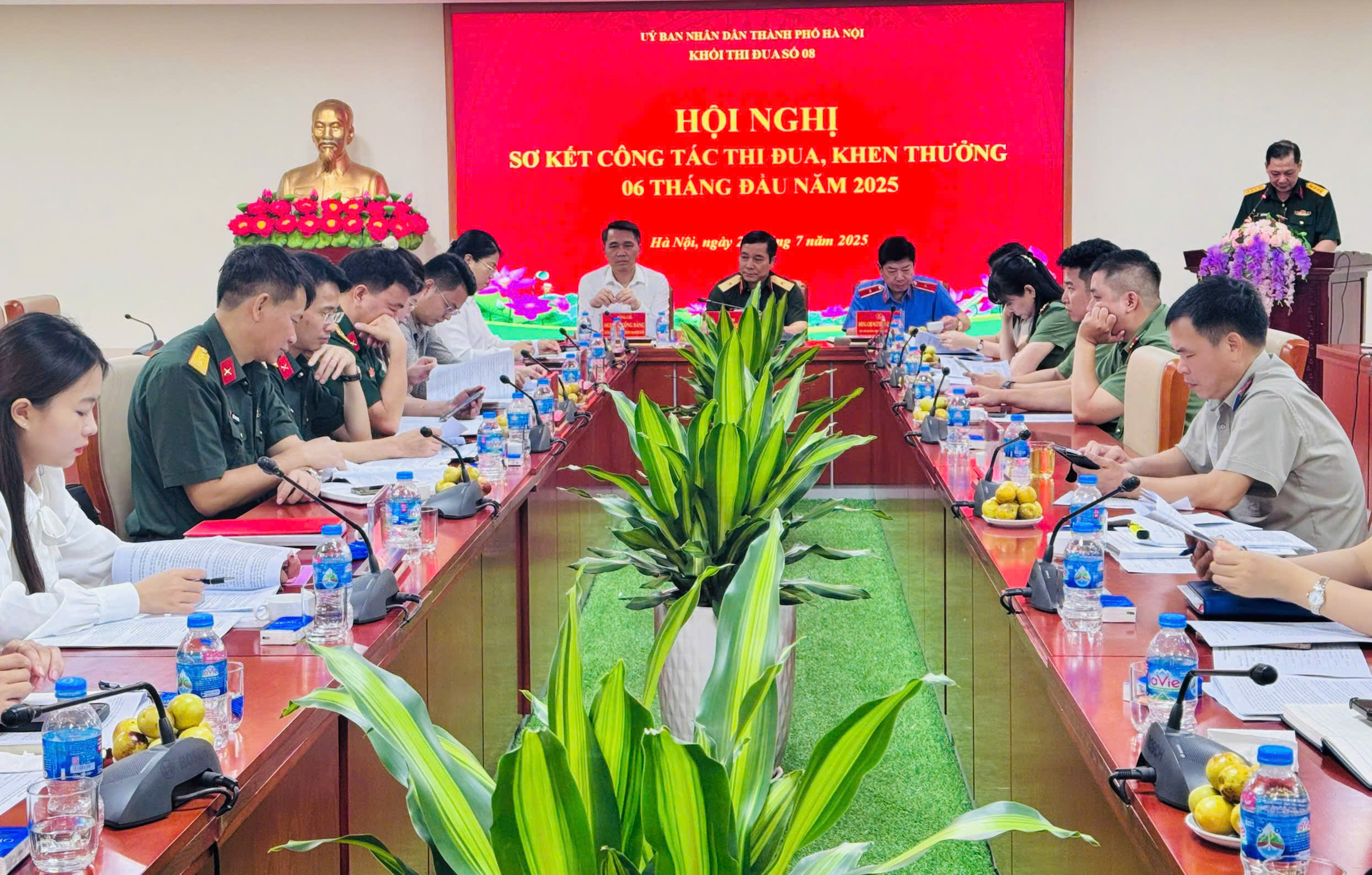HỘI NGHỊ SƠ KẾT CÔNG TÁC THI ĐUA, KHEN THƯỞNG 6 THÁNG ĐẦU NĂM 2025 CỦA KHỐI THI ĐUA SỐ VIII THÀNH PHỐ HÀ NỘI