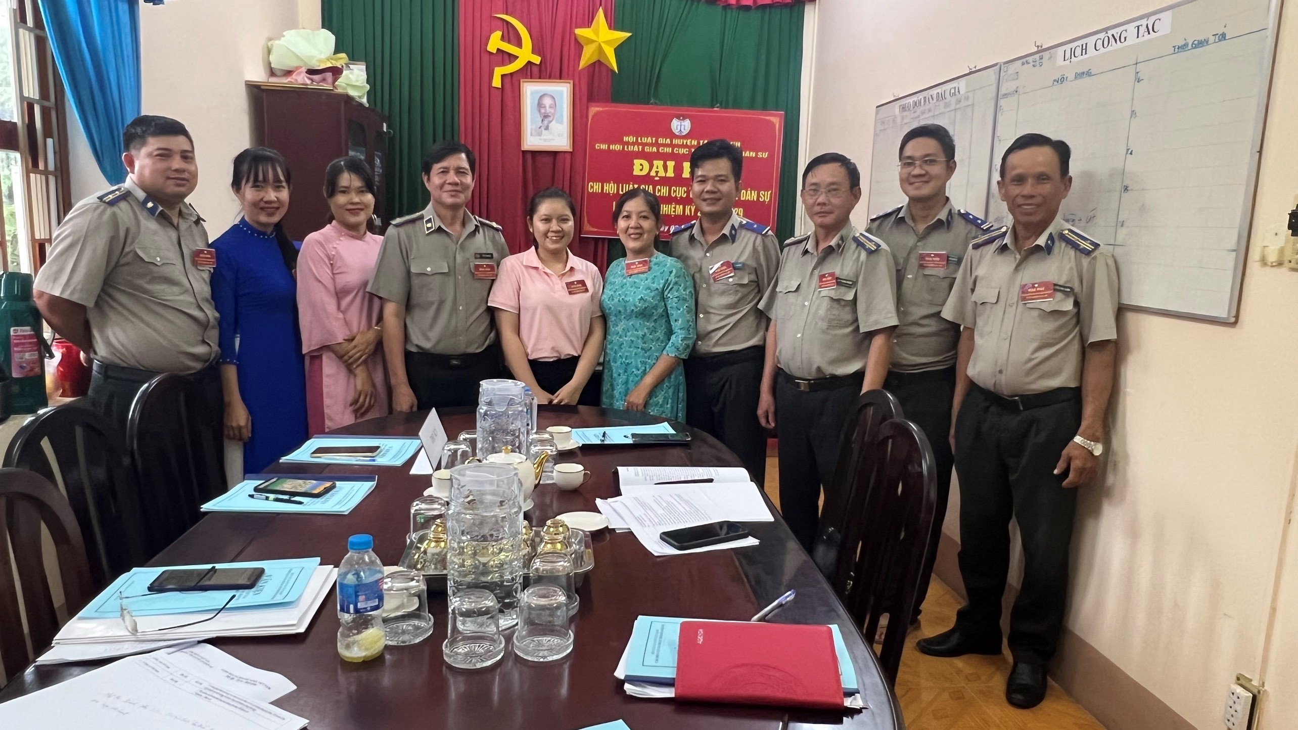Chi hội Luật gia Chi cục Thi hành án dân sự huyện Tân Thạnh tổ chức Đại hội Chi Hội Luật gia lần thứ II, nhiệm kỳ 2024 - 2029