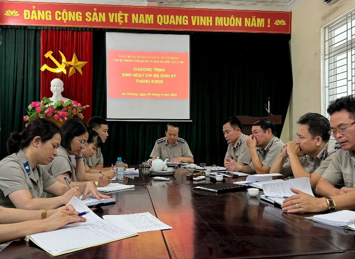 Ảnh đại diện Chi bộ Phòng Thi hành án dân sự khu vực 2- Hải Phòng tiếp tục đổi mới và nâng cao chất lượng sinh hoạt Chi bộ trong giai đoạn mới