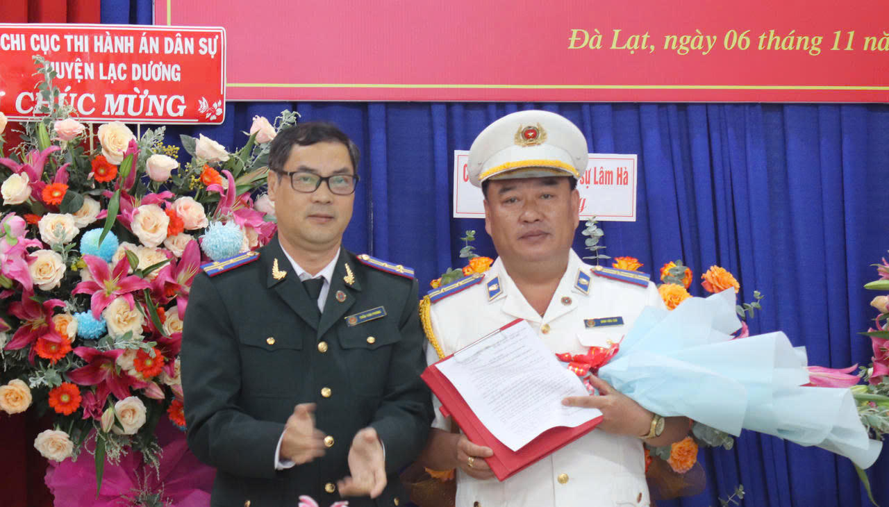 CHV được điều động, bổ nhiệm lãnh đạo Chi Cục THADS TP Đà Lạt cũ hồi năm 2023.