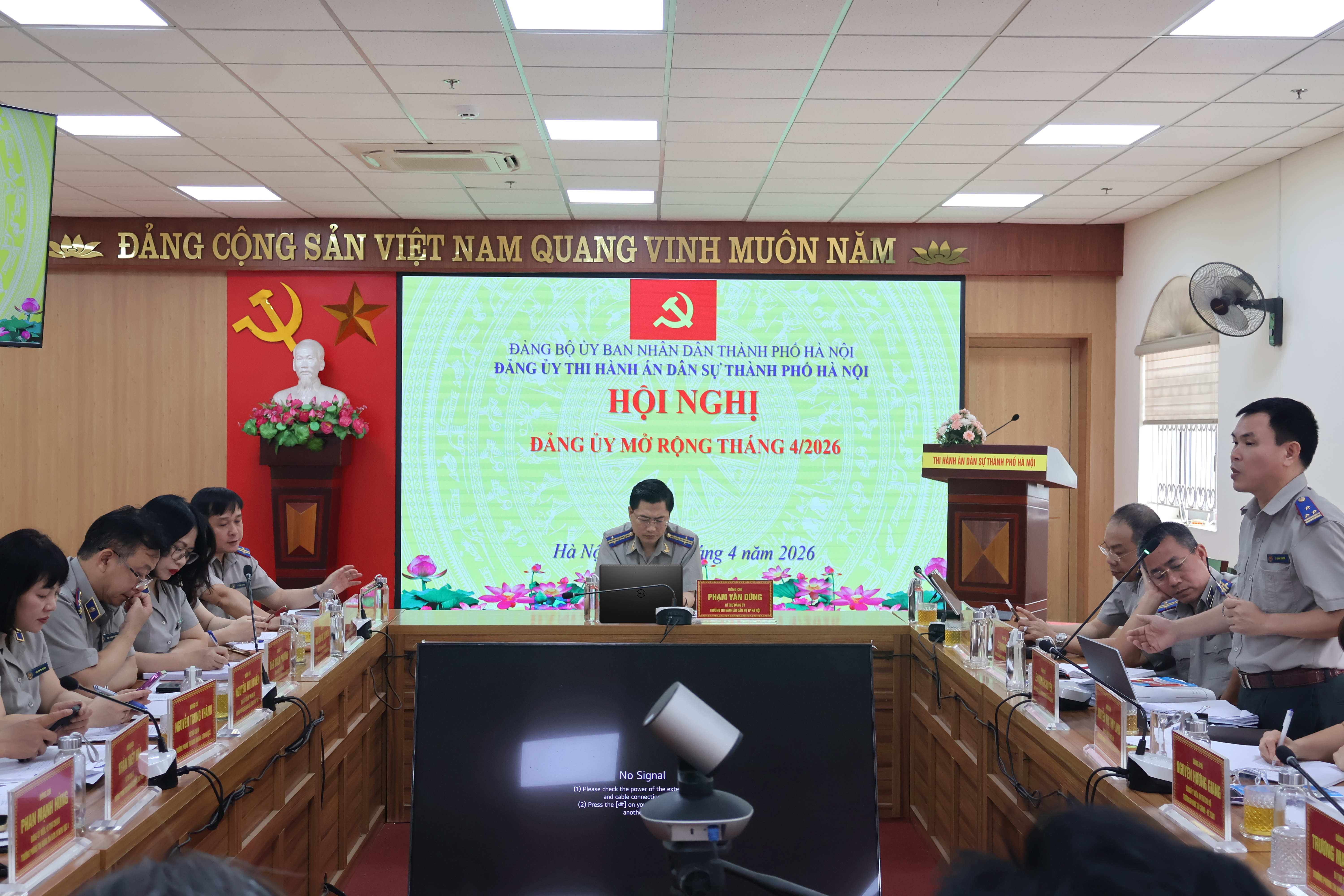 Hội nghị Đảng ủy Thi hành án dân sự Thành phố Hà Nội tháng 4 năm 2026