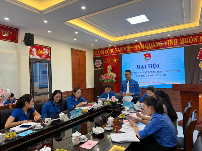 CHI ĐOÀN THADS TỈNH THÁI NGUYÊN TỔ CHỨC ĐẠI HỘI LẦN THỨ I, NHIỆM KỲ 2025-2027