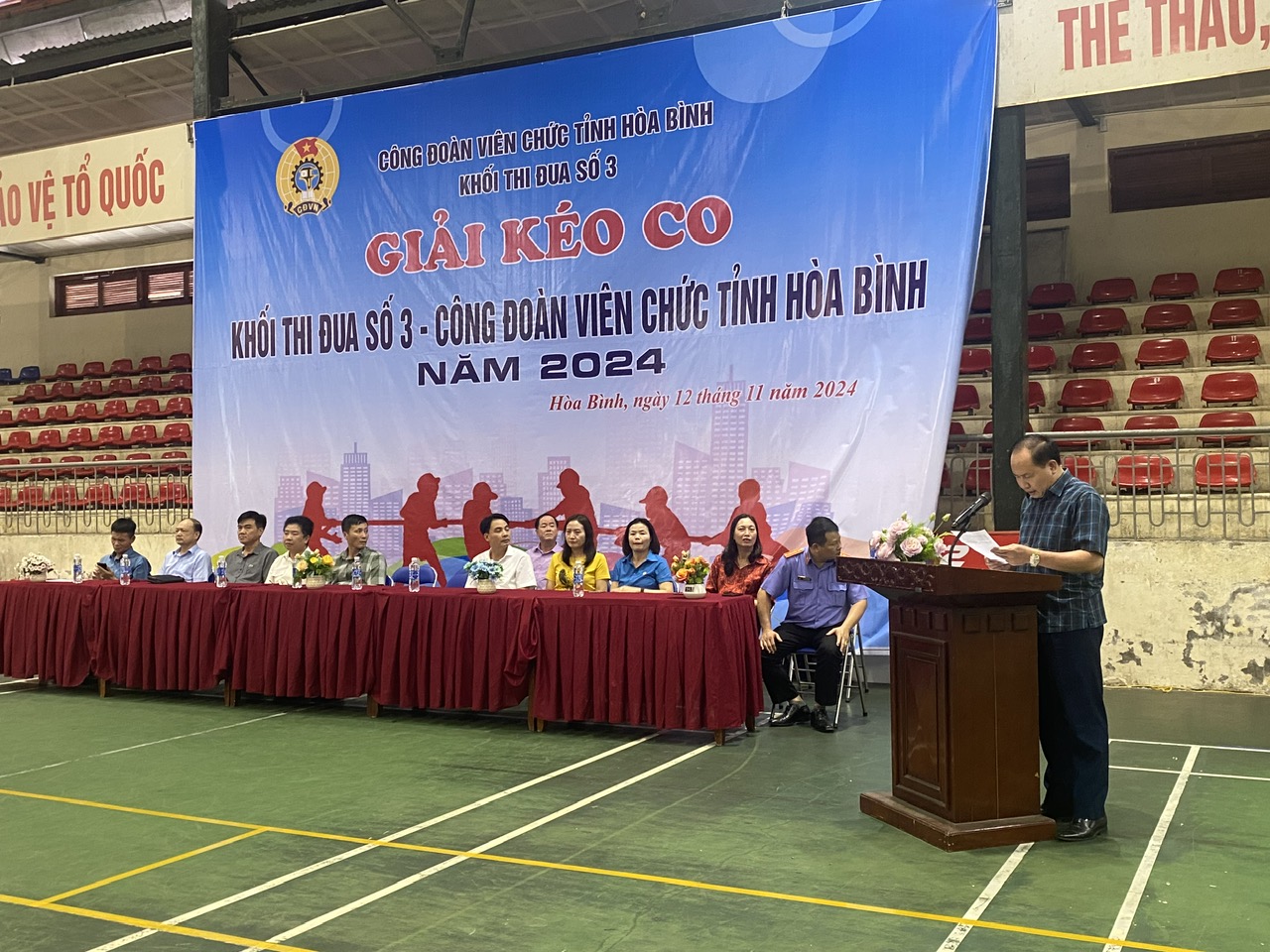 Công đoàn Cục Thi hành án dân sự tỉnh tham gia Giải kéo co do Công đoàn Khối thi đua số 3 Công đoàn viên chức tỉnh Hoà Bình