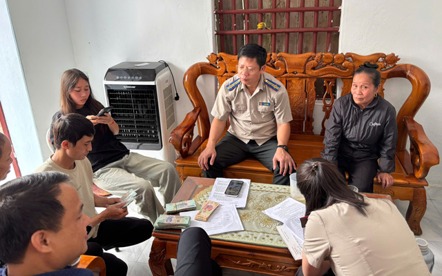 Ảnh đại diện Chấp hành viên THADS tỉnh thuyết phục thành công đương sự tự nguyện thi hành án
