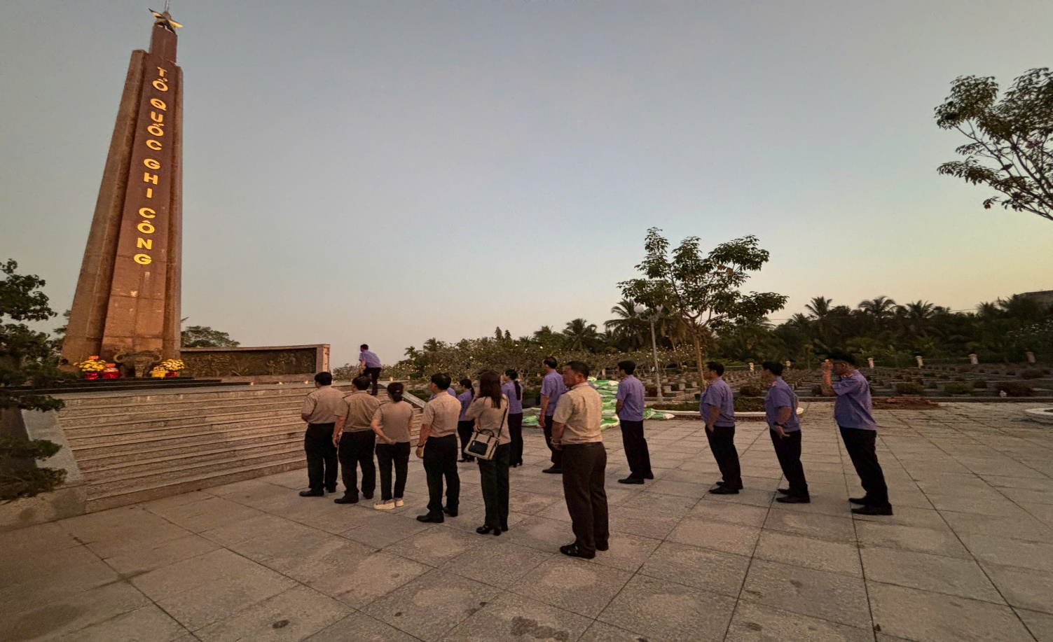 Phòng THADS Khu vực 10 – Cần Thơ viếng Nghĩa trang liệt sĩ xã Kế Sách nhân dịp Tết Nguyên đán Bính Ngọ năm 2026