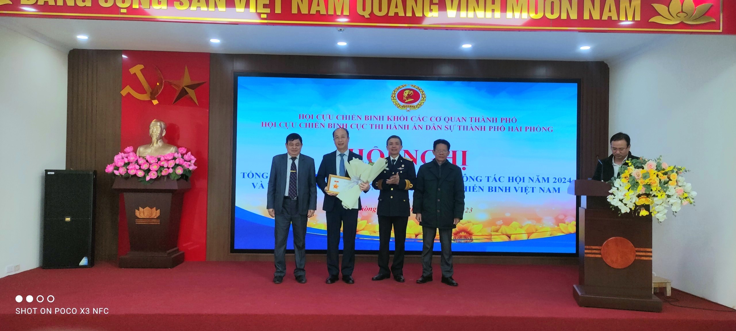 HỘI CCB CQ CỤC THADS TP HẢI PHÒNG TỔ CHỨC TỔNG KẾT CÔNG TÁC NĂM 2023 VÀ TRIỂN KHAI CÔNG TÁC HỘI NĂM 2024
