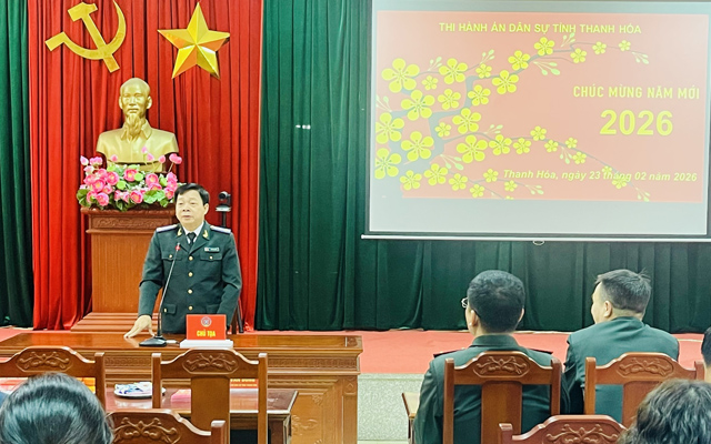 Ảnh đại diện THADS tỉnh Thanh Hóa giao ban đầu năm mới 2026