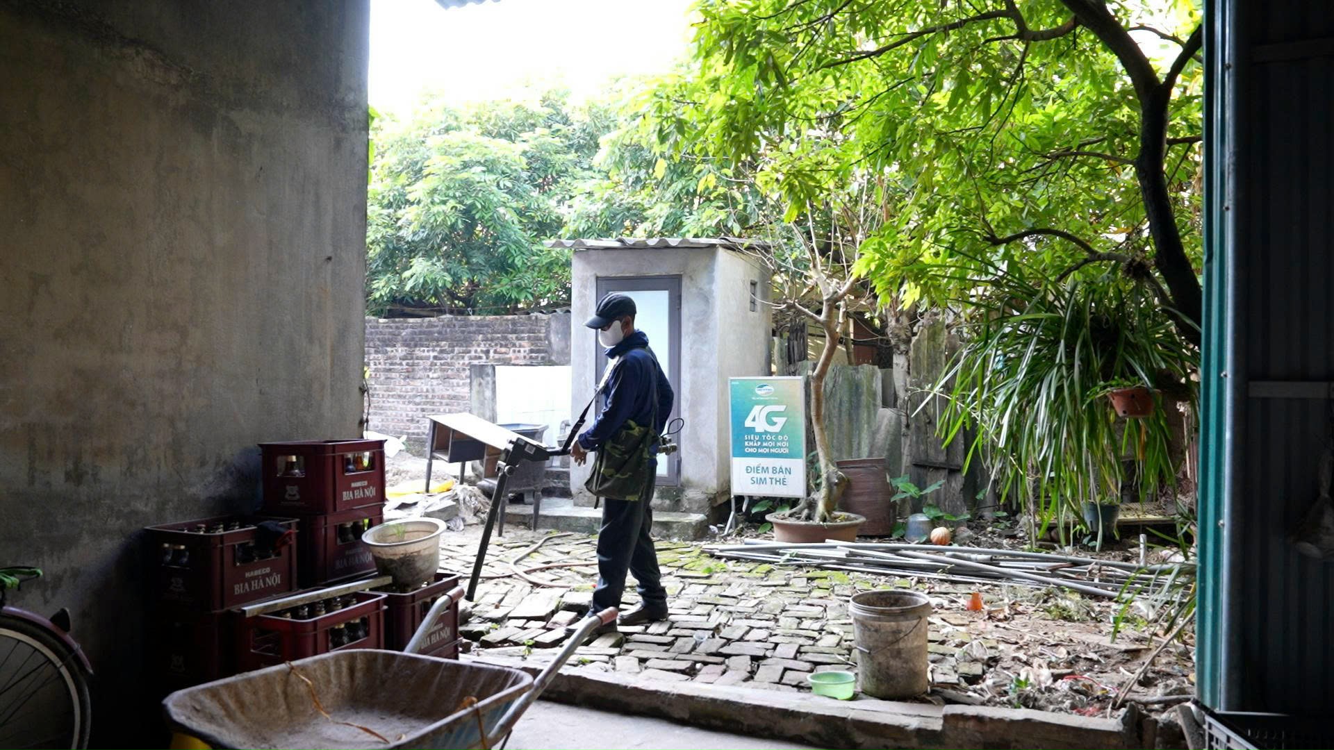 anh chụp công tác chuẩn bị trước khi cưỡng chế