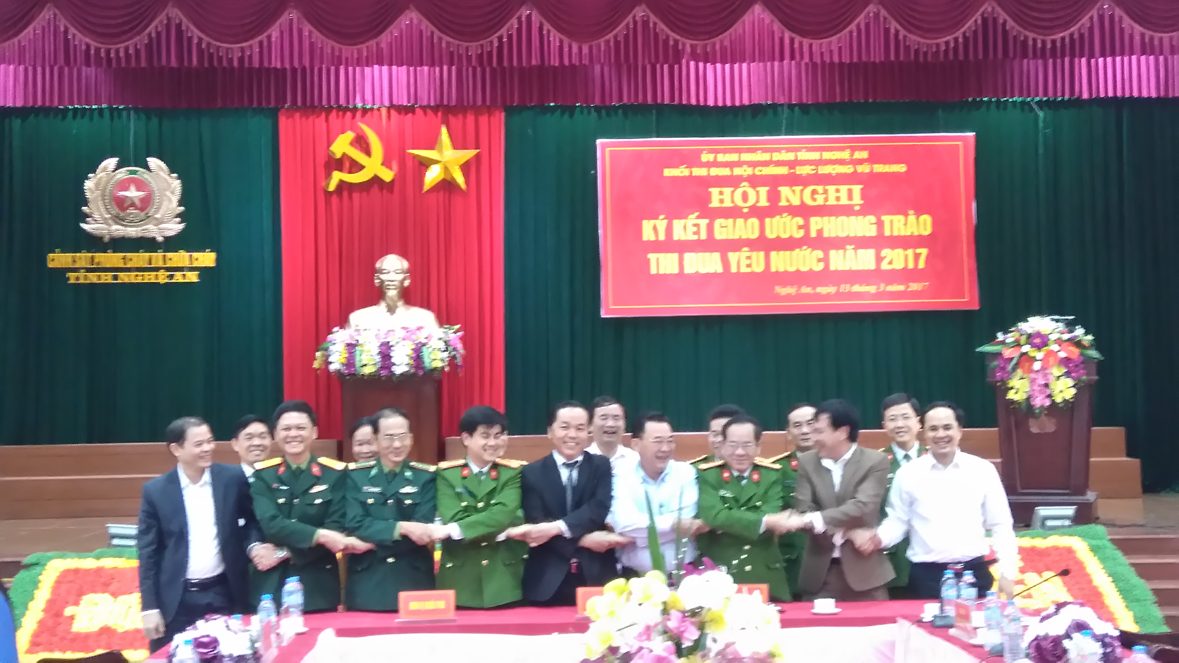 Hội nghị ký kết giao ước phong trào thi đua yêu nước năm 2017