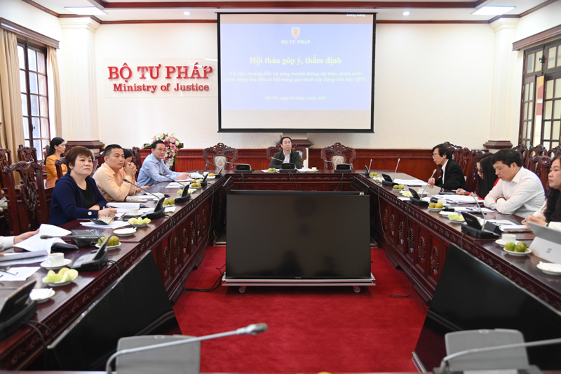 Góp ý tài liệu hướng dẫn kỹ năng truyền thông dự thảo chính sách tác động lớn đến xã hội