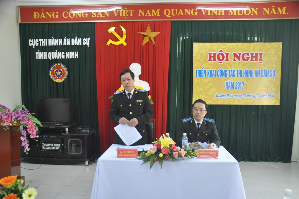 Triển khai công tác thi hành án dân sự năm 2017