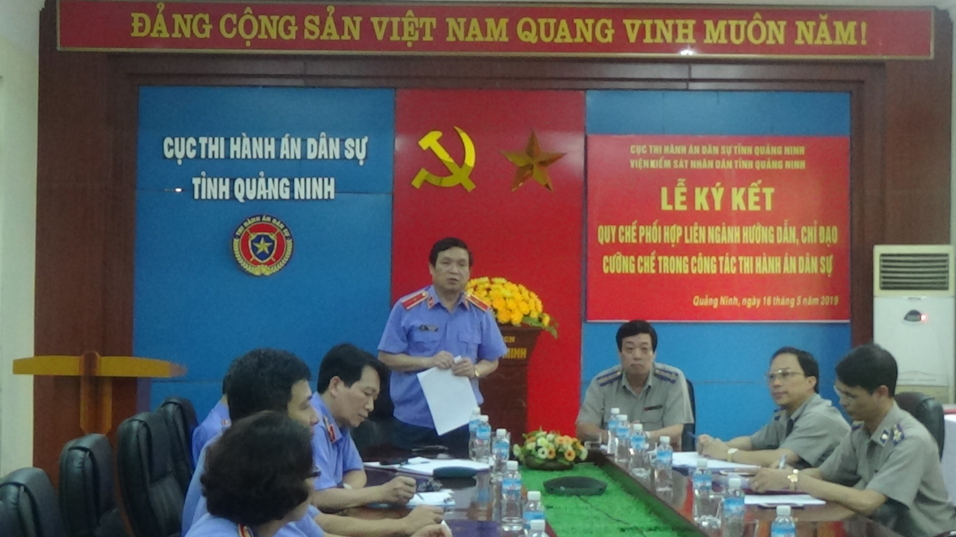 Lễ ký kết quy chế phối hợp trong thi hành án dân sự