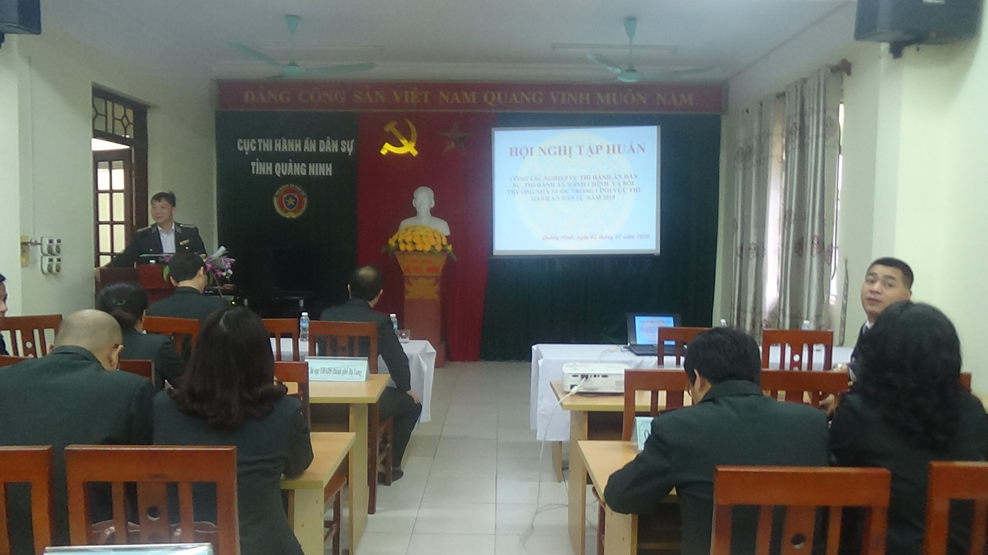 Hội nghị tập huấn nghiệp vụ thi hành án dân sự, thi hành án hành chính và bồi thường Nhà nước trong lĩnh vực thi hành án dân sự