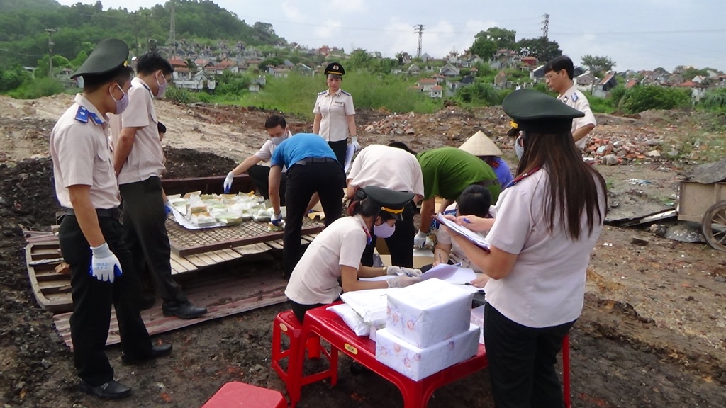 Cục Thi hành án dân sự tỉnh tổ chức tiêu hủy ma túy