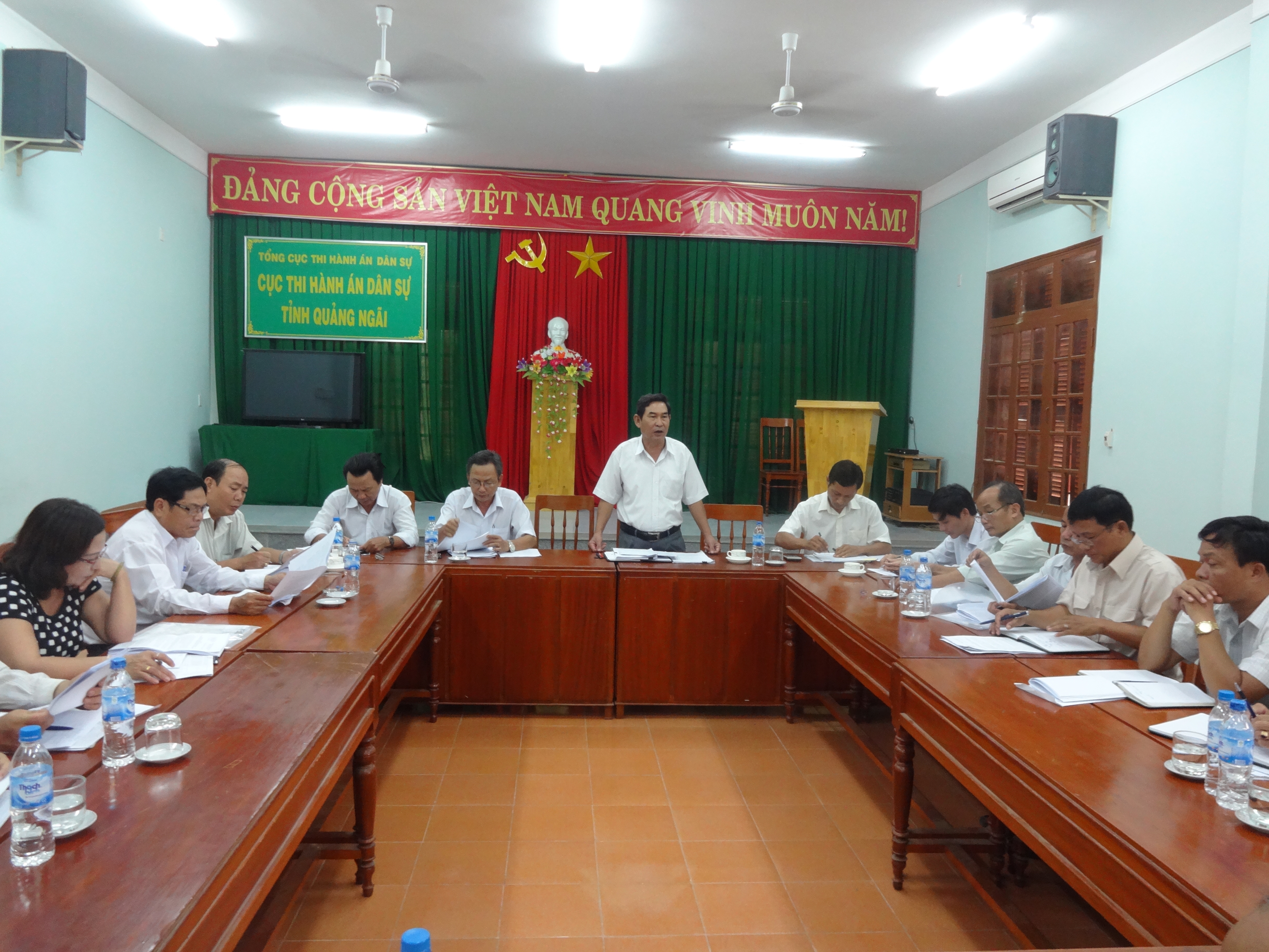 Cục Thi hành án dân sự tỉnh Quảng Ngãi ban hành và triển khai thực hiện Kế hoạch kiểm tra công tác THADS năm 2016