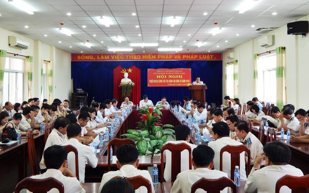 CỤC THADS TỈNH CÀ MAU TRIỂN KHAI CÔNG TÁC NĂM 2018