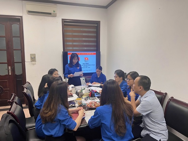 Chi đoàn Cục Hành chính tư pháp tổ chức Đại hội Chi đoàn nhiệm kỳ 2025 – 2027