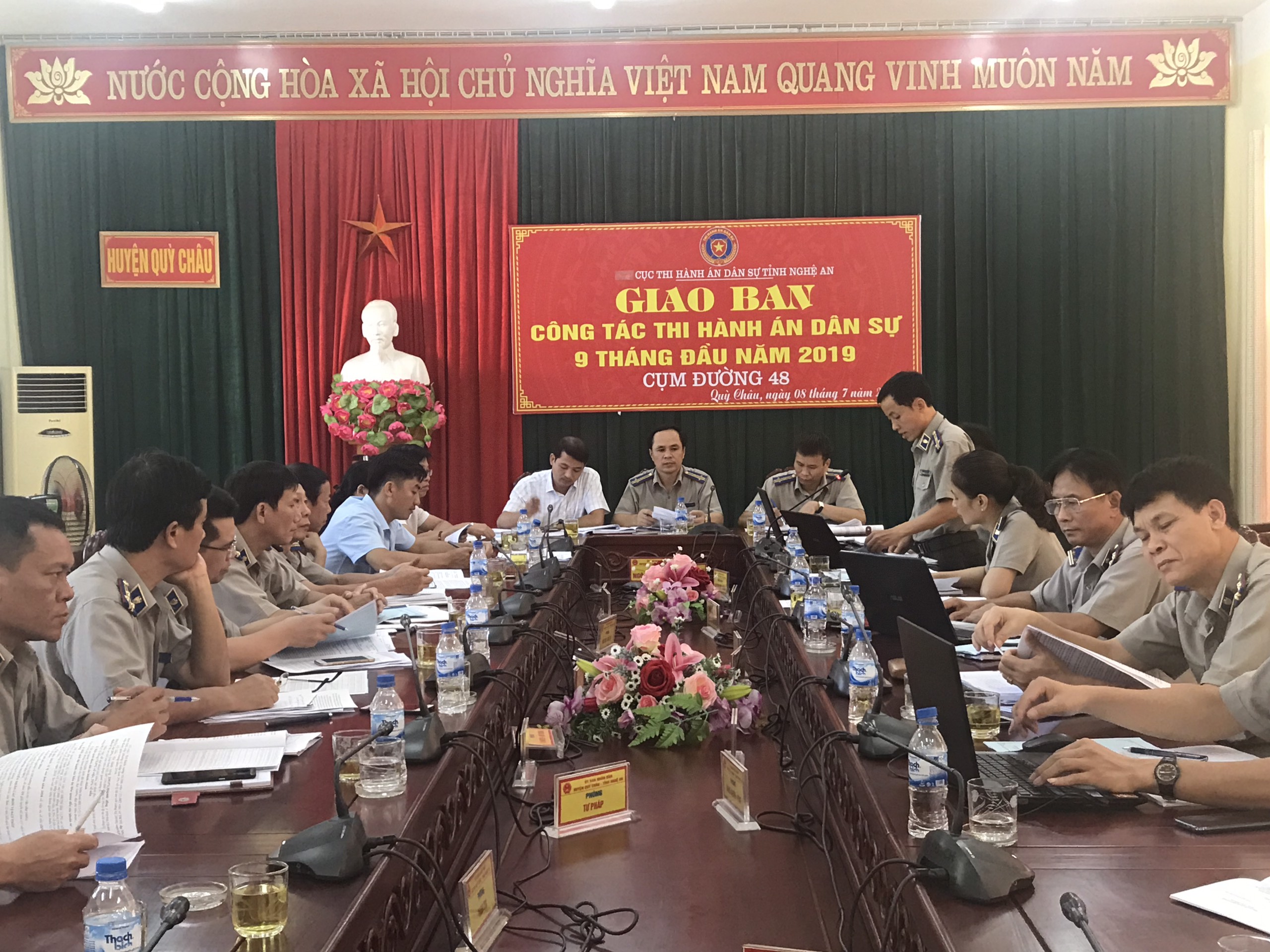 Cục Thi hành án dân sự tỉnh Nghệ An làm tốt công tác tham mưu cho cấp ủy, chính quyền trong lãnh đạo, chỉ đạo công tác thi hành án dân sự, hành chính trên địa bàn