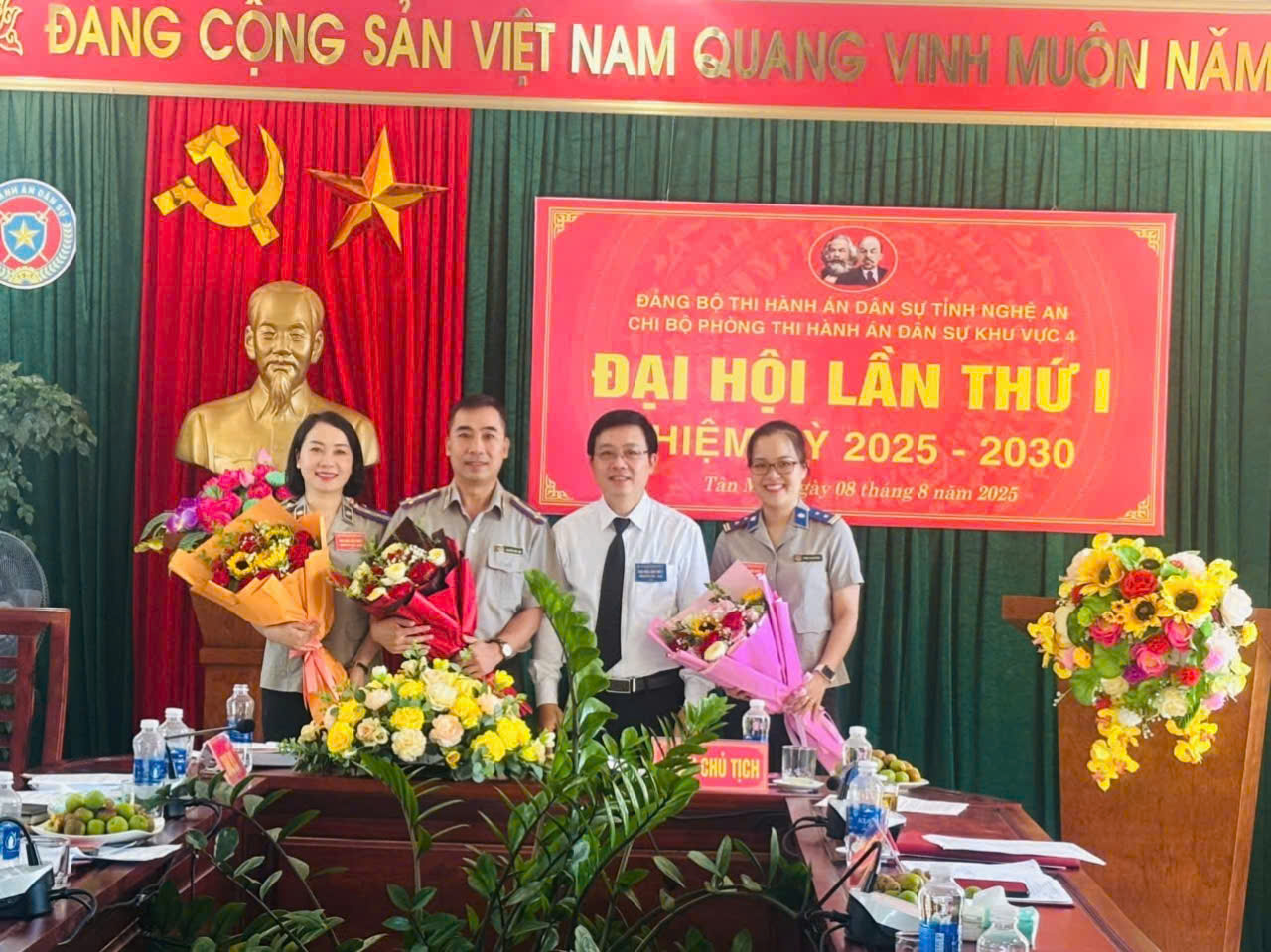 Đại hội Chi bộ Phòng THADS khu vực 4 lần thứ I, nhiệm kỳ 2025- 2030 dấu son mới, hy vọng mới, thành công mới , đánh dấu bước chuyển mình mạnh mẽ trong thực hiện mô hình THADS địa phương 1 cấp!