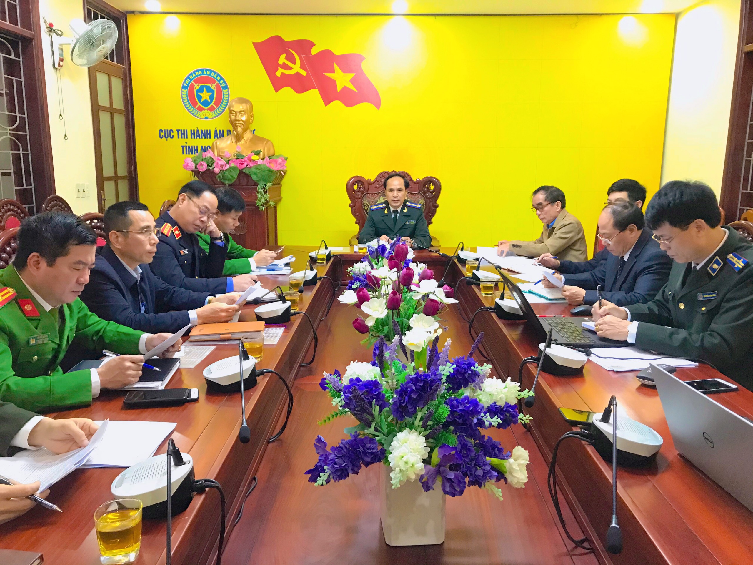 Cục Thi hành án dân sự tỉnh Nghệ An chủ động phối hợp liên ngành để giải quyết các vụ việc phức tạp, kéo dài.