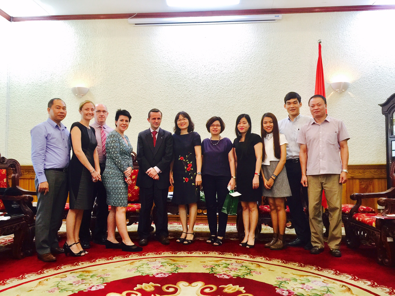 Đoàn cơ quan con nuôi Trung ương của Ailen đến thăm và làm việc về công tác con nuôi quốc tế tại Việt Nam