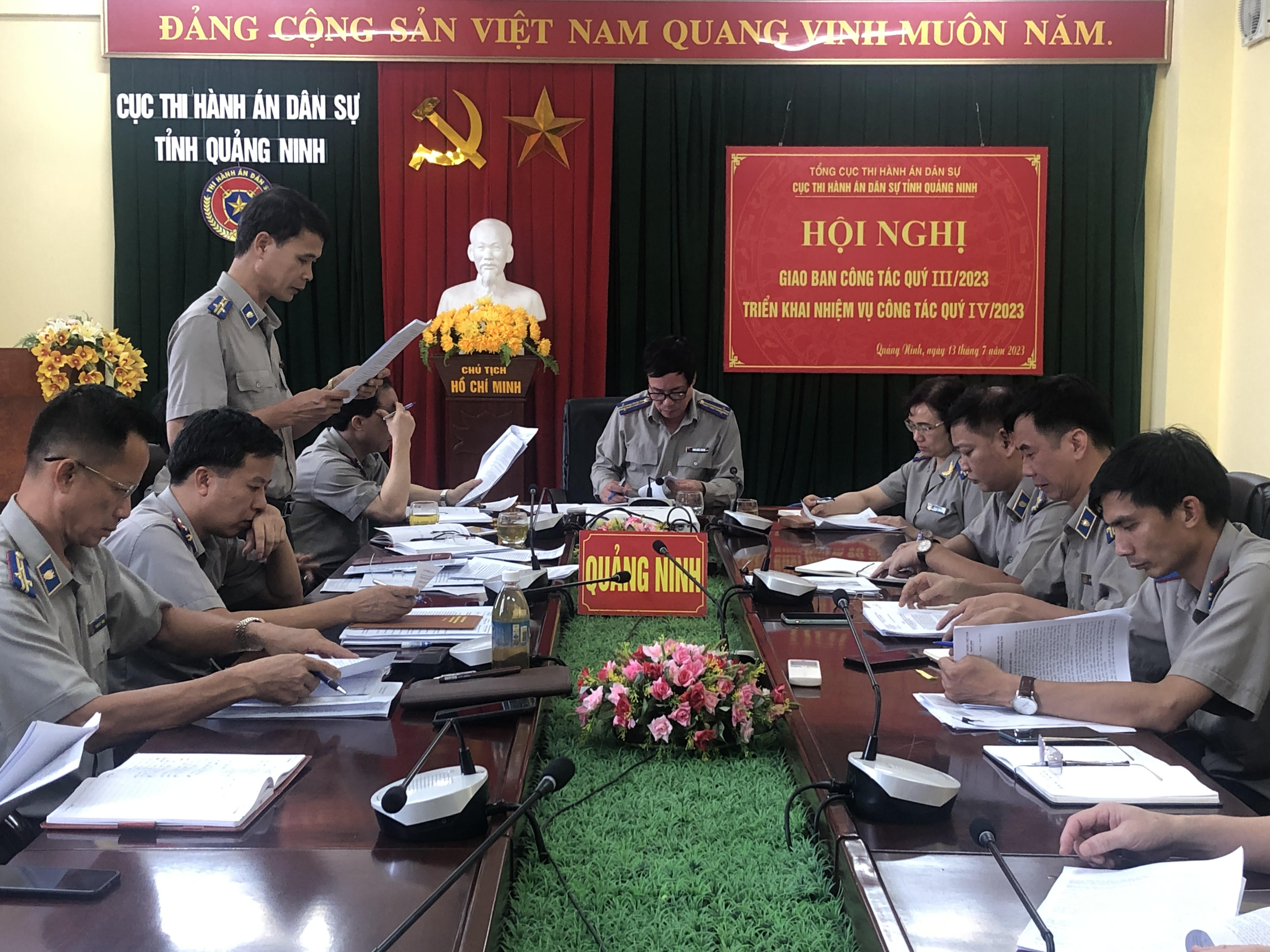 GIAO BAN CÔNG TÁC THADS, THEO DÕI THAHC QUÝ III NĂM 2023