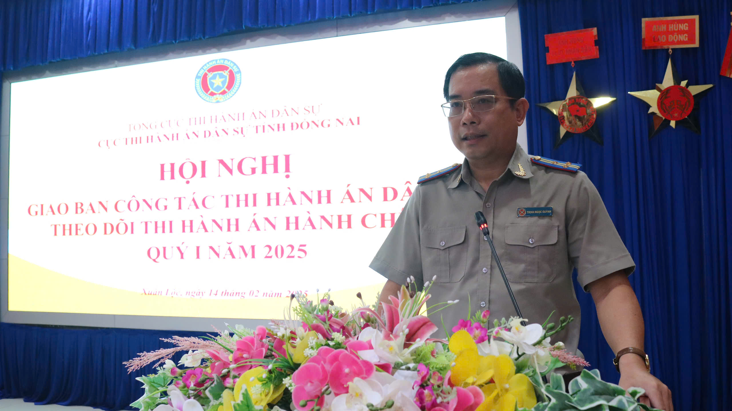 Cục Thi hành án dân sự (THADS) tỉnh Đồng Nai tổ chức Hội nghị giao ban công tác THADS, theo dõi thi hành án hành chính (THAHC) 4 tháng đầu năm công tác 2025 và tổ chức phát động đợt thi đua chuyên đề đầu năm 2025.