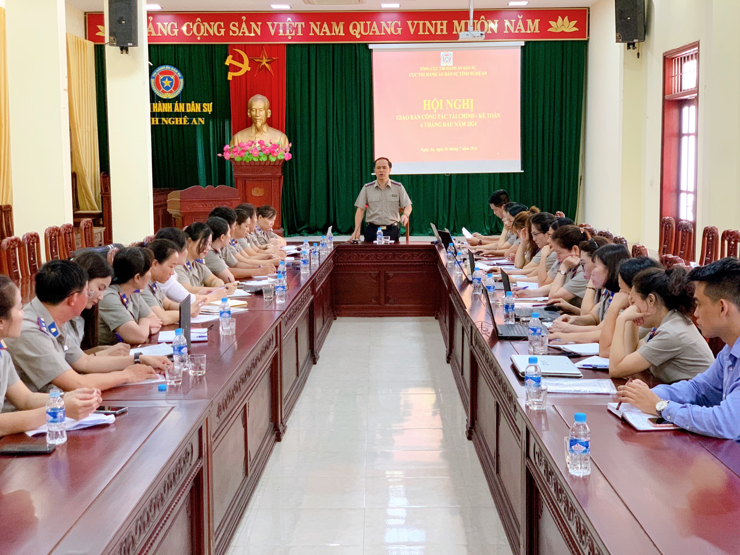 Nghệ An - tổ chức Hội nghị giao ban về công tác Tài chính - Kế toán 6 tháng đầu năm 2024.