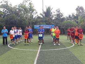 Giao lưu bóng đá chào mừng các ngày lễ lớn