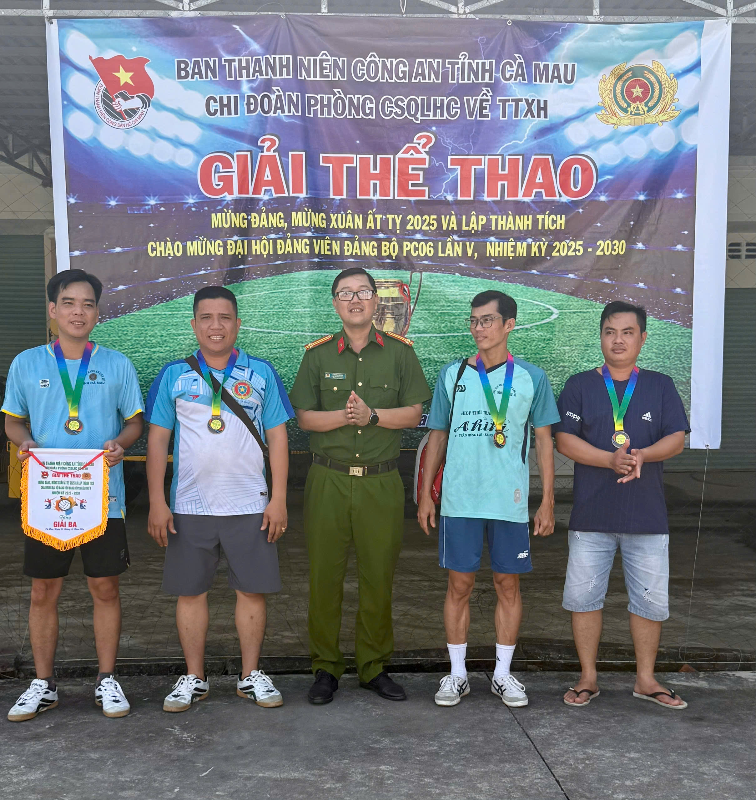 Giao lưu Giải thể thao mừng Đảng mừng Xuân Ất Tỵ 2025 và hướng đến Chào mừng Đại hội Đảng các cấp nhiệm kỳ 2025-2030