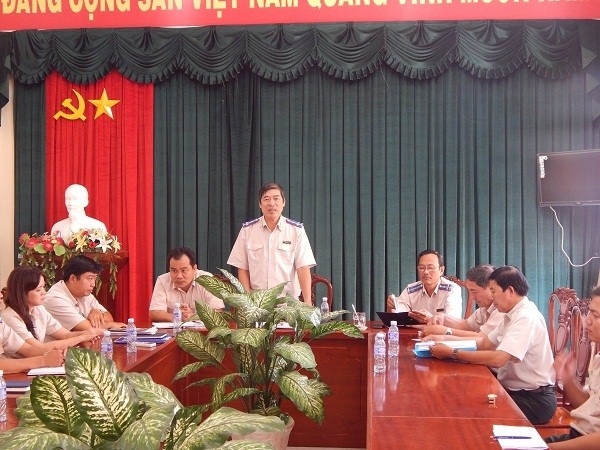 CỤC THI HÀNH ÁN DÂN SỰ TỈNH CÀ MAU TỔ CHỨC HỘI NGHỊ GIAO BAN CÔNG TÁC QUÝ I NĂM 2016