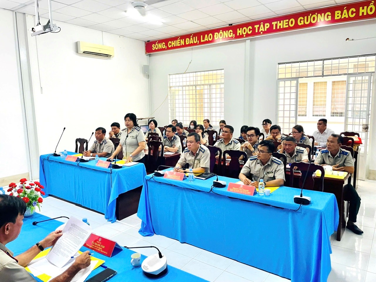 Phòng Thi hành án dân sự Khu vực 2 – Đồng Tháp tổ chức Hội nghị sơ kết công tác quí I/2026 và đề ra phương hướng nhiệm vụ quí II/2026