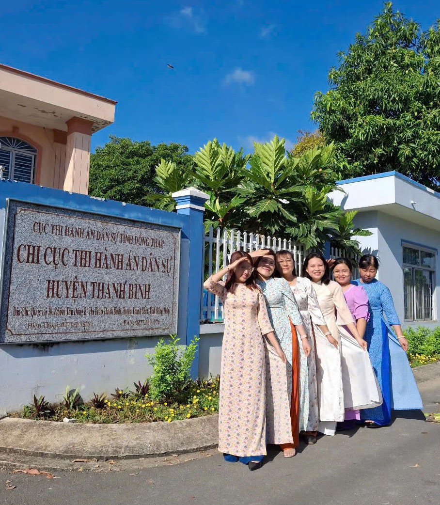 Chi cục Thi hành án dân sự huyện Thanh Bình tổ chức kỷ niệm Ngày Quốc tế Phụ nữ 8/3 năm 2025
