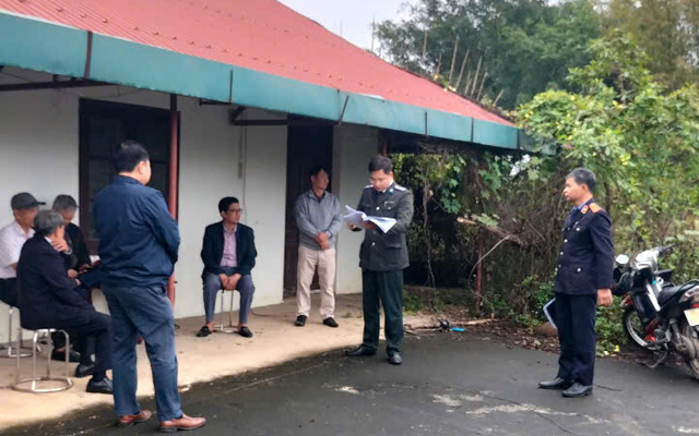 THADS huyện Hà Trung: cưỡng chế kê biên tài sản đảm bảo thành công