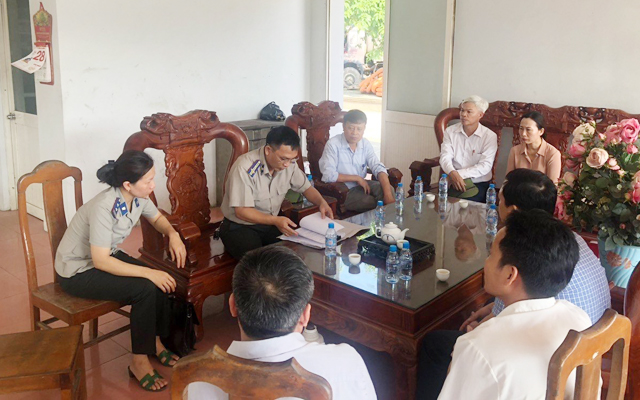 Hậu Lộc: vận động thành công việc giao trả tài sản