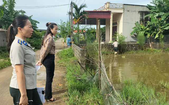 THADS Hậu Lộc: tổ chức giao đất cho người được thi hành án thành công