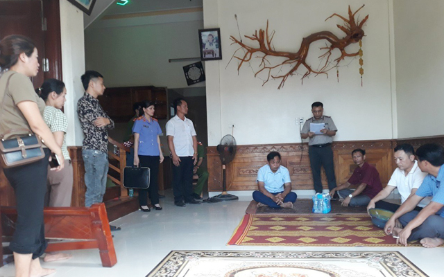 Hậu Lộc: cưỡng chế giao tài sản đấu giá thành thành công