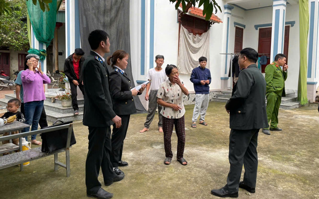 THADS Hậu Lộc: động viên, thuyết phục thành công đương sự tự nguyện tháo giỡ tài sản để thi hành án