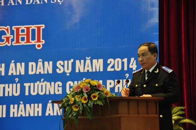 Các đại biểu phát biểu tại HN a
