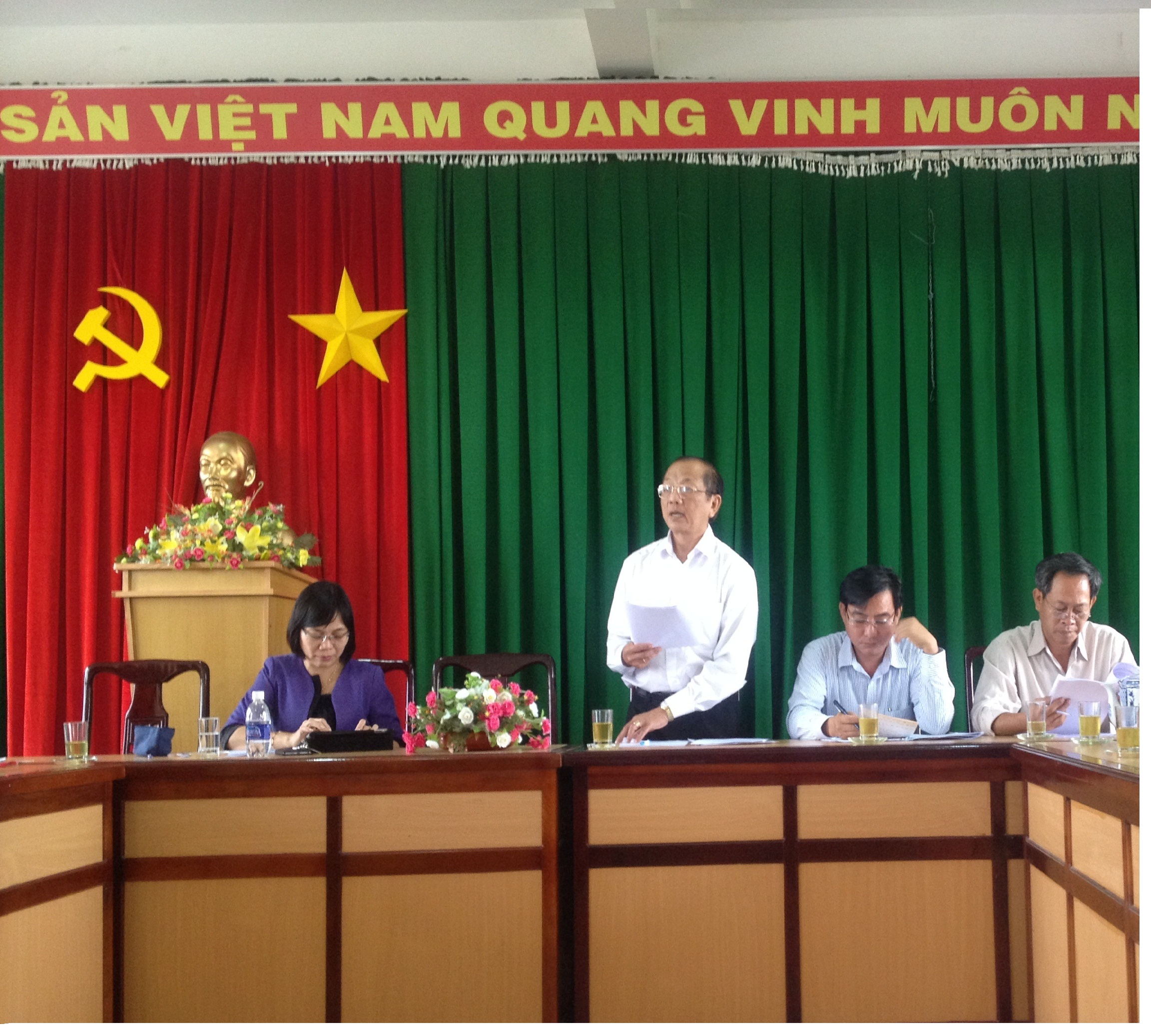 Ngày 10/9/2015 thường trực Ban chỉ đạo thi hành án tỉnh tiến hành họp kiểm tra hoạt động Ban chỉ đạo thi hành án (BCĐTHA) huyện Cẩm Mỹ, Long Khánh.