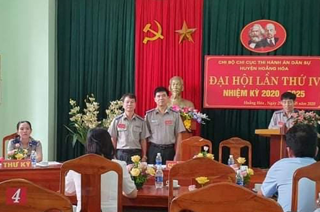 Chi bộ Chi cục THADS huyện Hoằng Hóa tổ chức Đại hội Chi bộ lần thứ IV, nhiệm kỳ 2020-2025